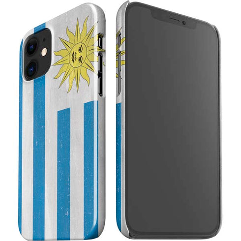 Uraguay Flag Distressed iPhone 12 Mini Lite Case